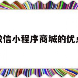 微信小程序商城的优点(微信小程序商城对客户的价值)