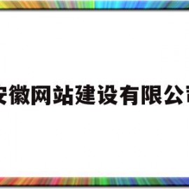 安徽网站建设有限公司(安徽网站建设有限公司官网)