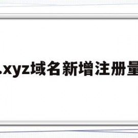 包含.xyz域名新增注册量的词条