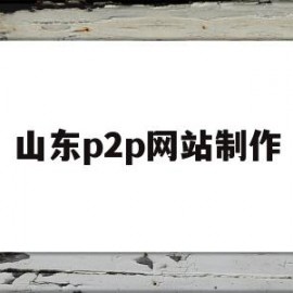 山东p2p网站制作(山东p2p网站制作公司)