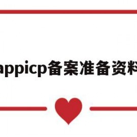 appicp备案准备资料(icpicp备案查询)