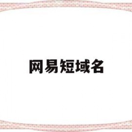 网易短域名(网易新闻域名)