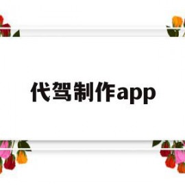 代驾制作app(制作代驾app软件要多少钱)