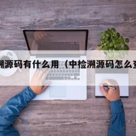 中检溯源码有什么用（中检溯源码怎么查真伪）