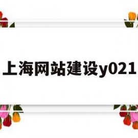 关于上海网站建设y021的信息