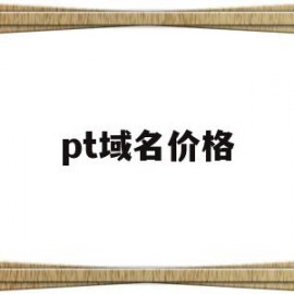 pt域名价格(top域名价格)