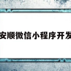 安顺微信小程序开发(小微信小程序如何开发)