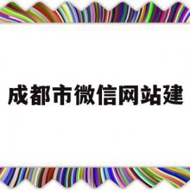 成都市微信网站建(成都信息发布微信平台)