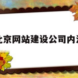 北京网站建设公司内江(北京网站建站公司)