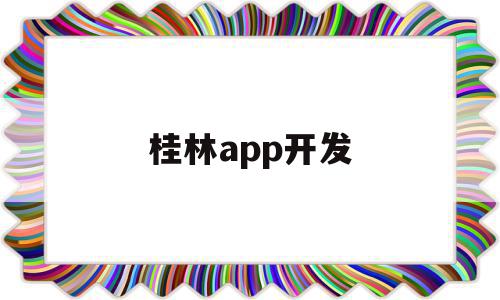 桂林app开发(桂林app开发平台)