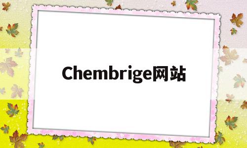 Chembrige网站的简单介绍