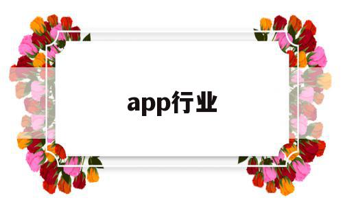 app行业(app行业分析)