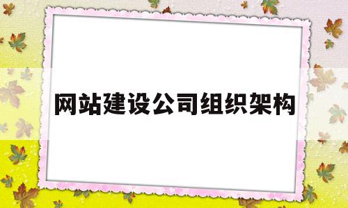 网站建设公司组织架构(公司网站建设是哪个部门的事情?)