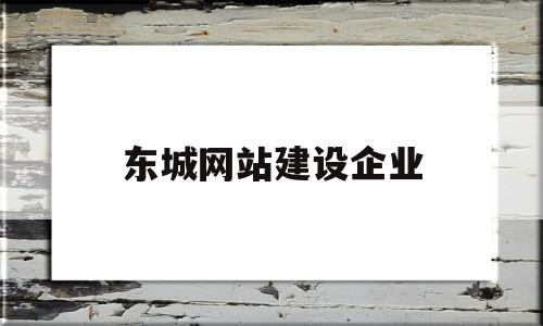 东城网站建设企业(东城网络科技有限公司)