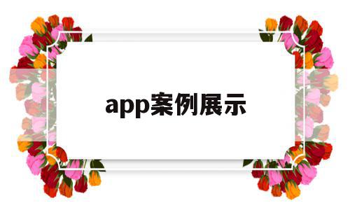 app案例展示(app产品介绍案例)