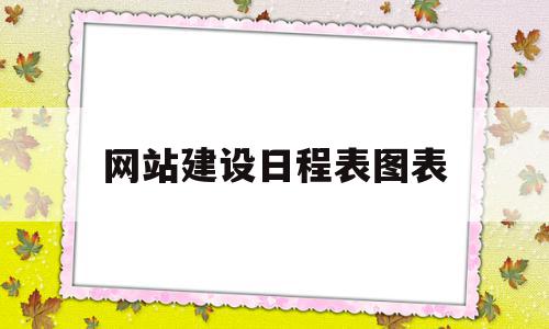 网站建设日程表图表(网站建设流程,分为哪六个步骤)