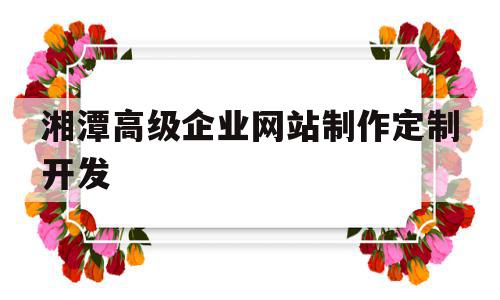 湘潭高级企业网站制作定制开发(湘潭高级企业网站制作定制开发公司)