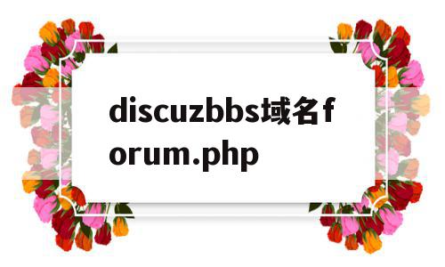 关于discuzbbs域名forum.php的信息