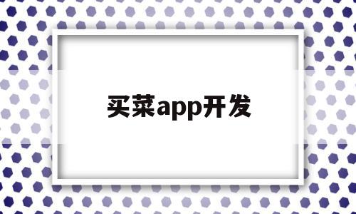 买菜app开发(做买菜app代理)