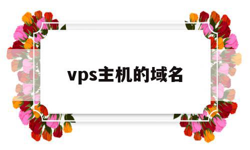 vps主机的域名(国外免费vps主机)