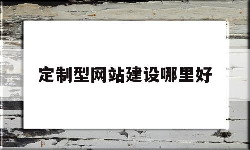 定制型网站建设哪里好(网站定制公司该怎么选择)