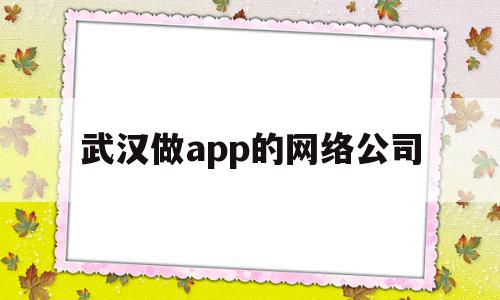 武汉做app的网络公司(武汉做app的网络公司有哪些),武汉做app的网络公司(武汉做app的网络公司有哪些),武汉做app的网络公司,视频,模板,微信,第1张