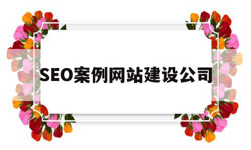 SEO案例网站建设公司(seo网站建设优化什么意思)