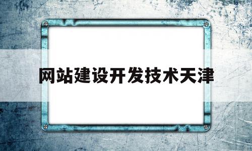 网站建设开发技术天津(网站开发建设的基本流程)