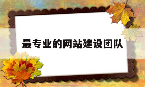 最专业的网站建设团队(最专业的网站建设团队有哪些),最专业的网站建设团队(最专业的网站建设团队有哪些),最专业的网站建设团队,模板,营销,科技,第1张