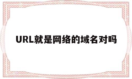 包含URL就是网络的域名对吗的词条