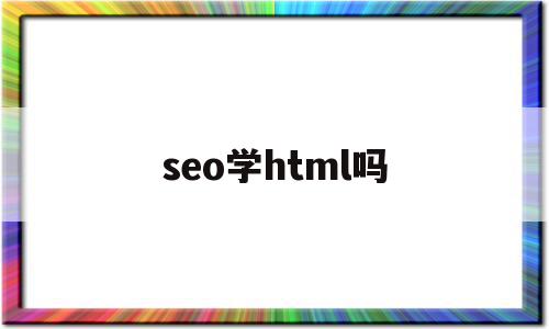 seo学html吗(学seo技术能赚钱么)