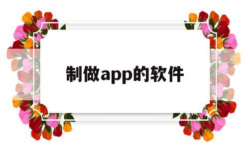 制做app的软件(制作app软件工具手机版)