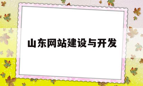 山东网站建设与开发(山东专业网站开发公司)