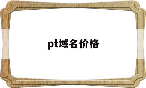 pt域名价格(top域名价格)