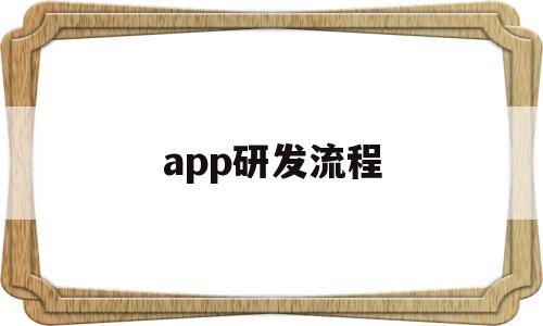 app研发流程(app研发需要什么条件)