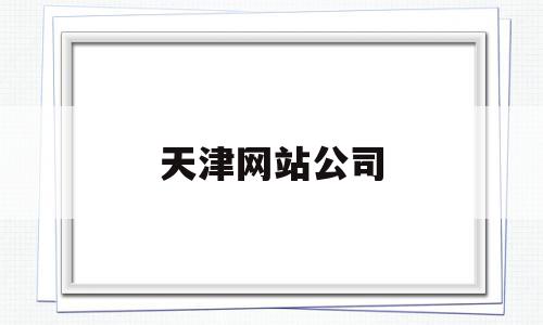 天津网站公司(天津企业网站制作哪家好)