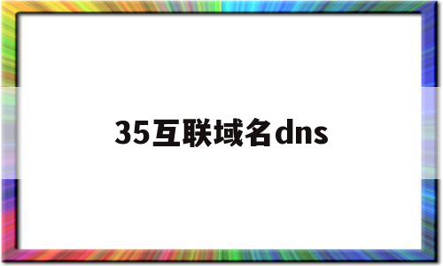 35互联域名dns(35互联域名怎么解析)