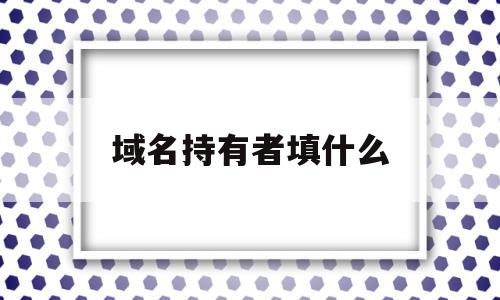 域名持有者填什么(域名持有者要填真名吗),域名持有者填什么(域名持有者要填真名吗),域名持有者填什么,信息,模板,浏览器,第1张