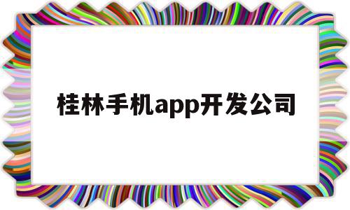 桂林手机app开发公司(桂林手机app开发公司排名)