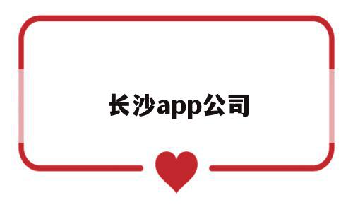 长沙app公司(长沙软件有限公司)