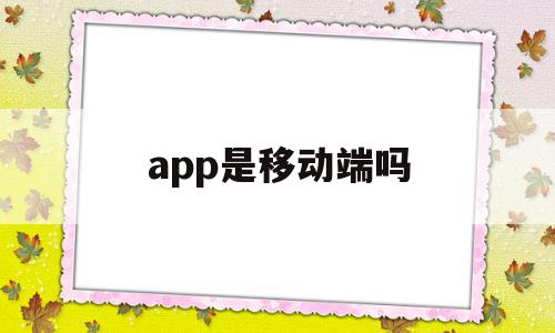 app是移动端吗(app属于移动电子商务吗),app是移动端吗(app属于移动电子商务吗),app是移动端吗,百度,微信,浏览器,第1张