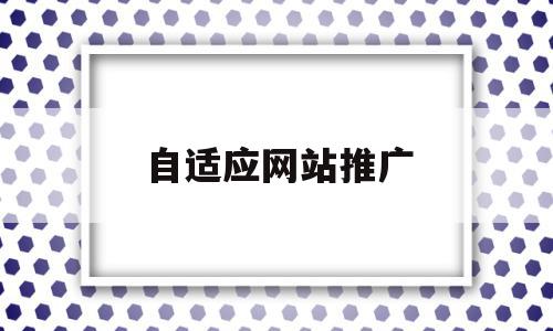 自适应网站推广(自适应网站多少钱)