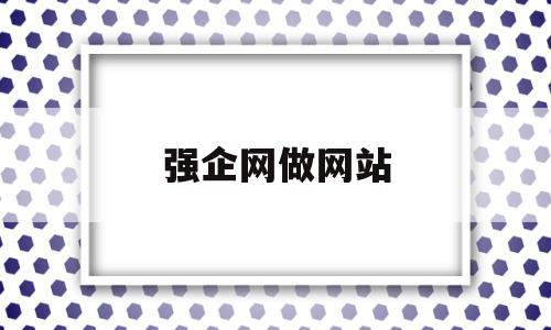 强企网做网站(企强网络科技有限公司)