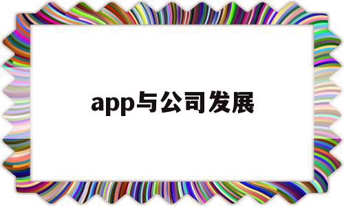 app与公司发展(app公司发展战略规划方案范文)