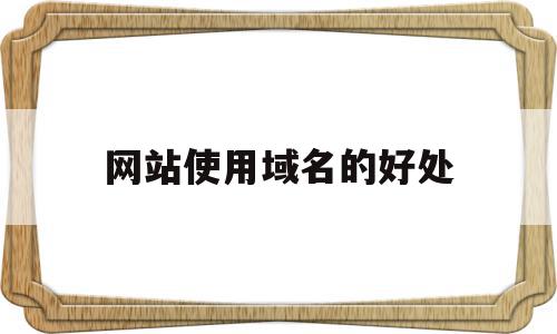 网站使用域名的好处(网址域名是什么,有什么作用),网站使用域名的好处(网址域名是什么,有什么作用),网站使用域名的好处,信息,百度,文章,第1张