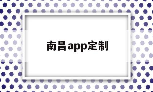 南昌app定制(南昌app定制开发公司)