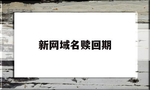 新网域名赎回期(万网域名赎回期)